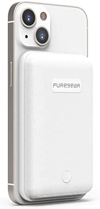 PureGear 10W Qi-Certified Fast Portable Fast Magnetic Wireless Charger for iPhone 14/14Plus/14Promax/13/13Pro/13ProMax / 12/12 Pro Work with MagSafe Case, AirPods/iPhone 11, Galaxy S22 S21 &More
