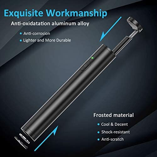 Vproof Monopod Selfie Stick Bluetooth, Lightweight Aluminum All in One Extendable Selfie Sticks Compact Design, Compatible with iPhone 14 Pro Max/14 Pro/14/14 Plus/13 Pro Max/13 Pro/13, Galaxy S22 - Image 2