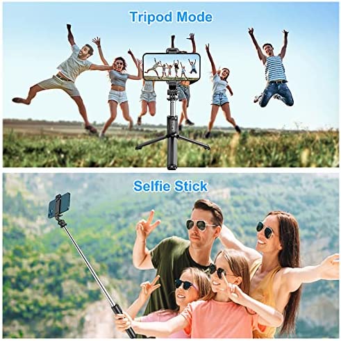 Selfie Stick, Extendable Selfie Stick Tripod with Wireless Remote and Tripod Stand, Portable, Lightweight, Compatible with iPhone 14 13 12 Pro Xs Max Xr X 8Plus 7, Samsung Smartphone and More - Image 7