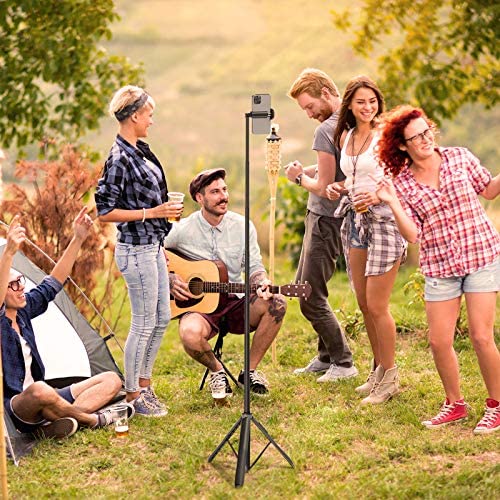 ATUMTEK 51" Selfie Stick Tripod, All in One Extendable Phone Tripod Stand with Bluetooth Remote 360° Rotation for iPhone and Android Phone Selfies, Video Recording, Vlogging, Live Streaming, Black - Image 3